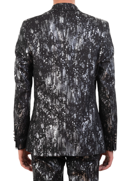 Modern Fit 5-Piece Silver Suit
