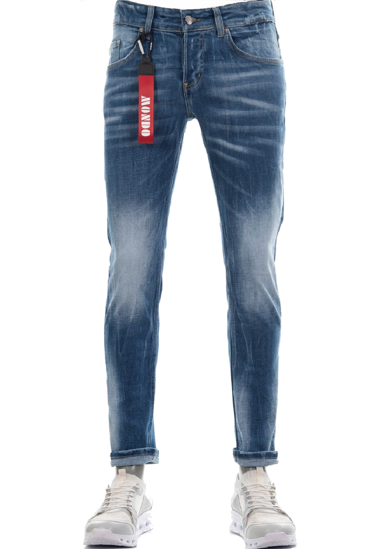 Blue "Milano" Modern Wash Jeans