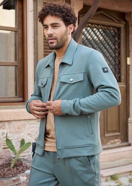 Green Interlock Jersey 2-pcs Tracksuit – MONDO Menswear