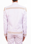 White Gold "Luxe" Studded Jacket
