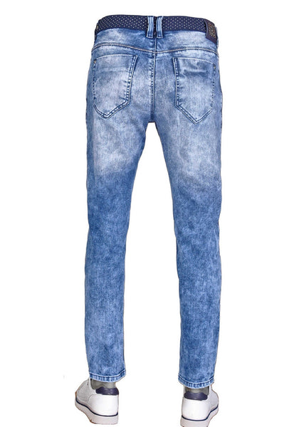 Blue Ribbon Detailed Jeans – MONDO Menswear