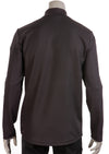 Black Quarter Zip Quilted Sweater