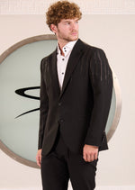 Black Over '1500" Studded Blazer