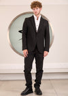 Black Over '1500" Studded Blazer