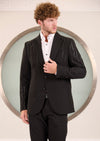 Black Over '1500" Studded Blazer