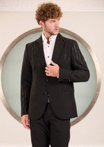 Black Over '1500" Studded Blazer