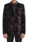 Black Bronze Faded Velvet Blazer