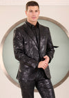 Black Faded Snake 2-Pcs Suit