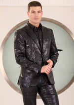 Black Faded Snake 2-Pcs Suit
