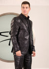 Black Faded Snake 2-Pcs Suit