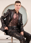 Black Gold Cloud 2-Pcs Suit