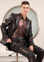 Black Gold Cloud 2-Pcs Suit