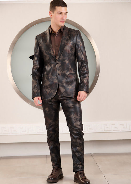 Black Gold Cloud 2-Pcs Suit