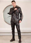 Black Gold Cloud 2-Pcs Suit