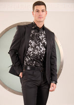 Black Eternity Buckle 2-Pcs Suit