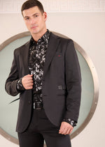Black Eternity Buckle 2-Pcs Suit
