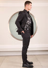 Black Eternity Buckle 2-Pcs Suit