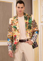 Gold Mix Color Paradise Blazer
