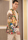 Gold Mix Color Paradise Blazer