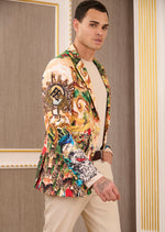 Gold Mix Color Paradise Blazer