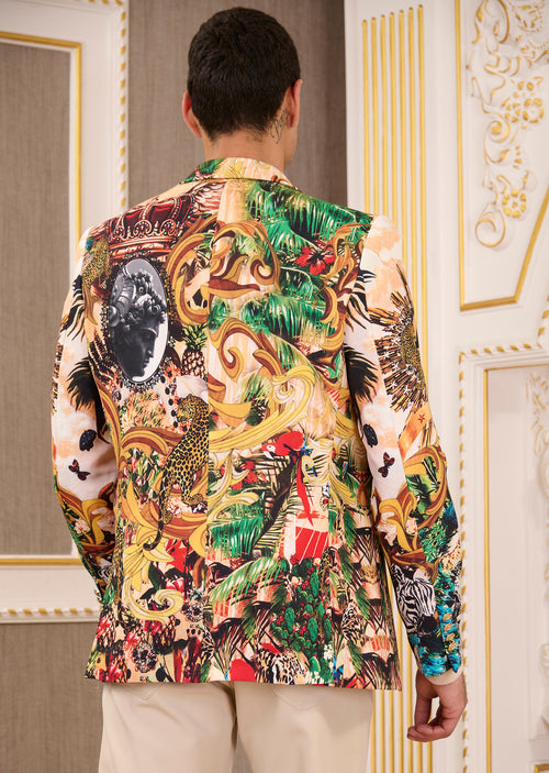 Gold Mix Color Paradise Blazer