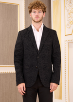Black Sand Flocked Blazer
