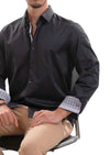 Black Silver "V-Metal" Deluxe Shirt