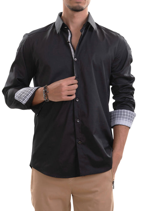 Black Silver "V-Metal" Deluxe Shirt
