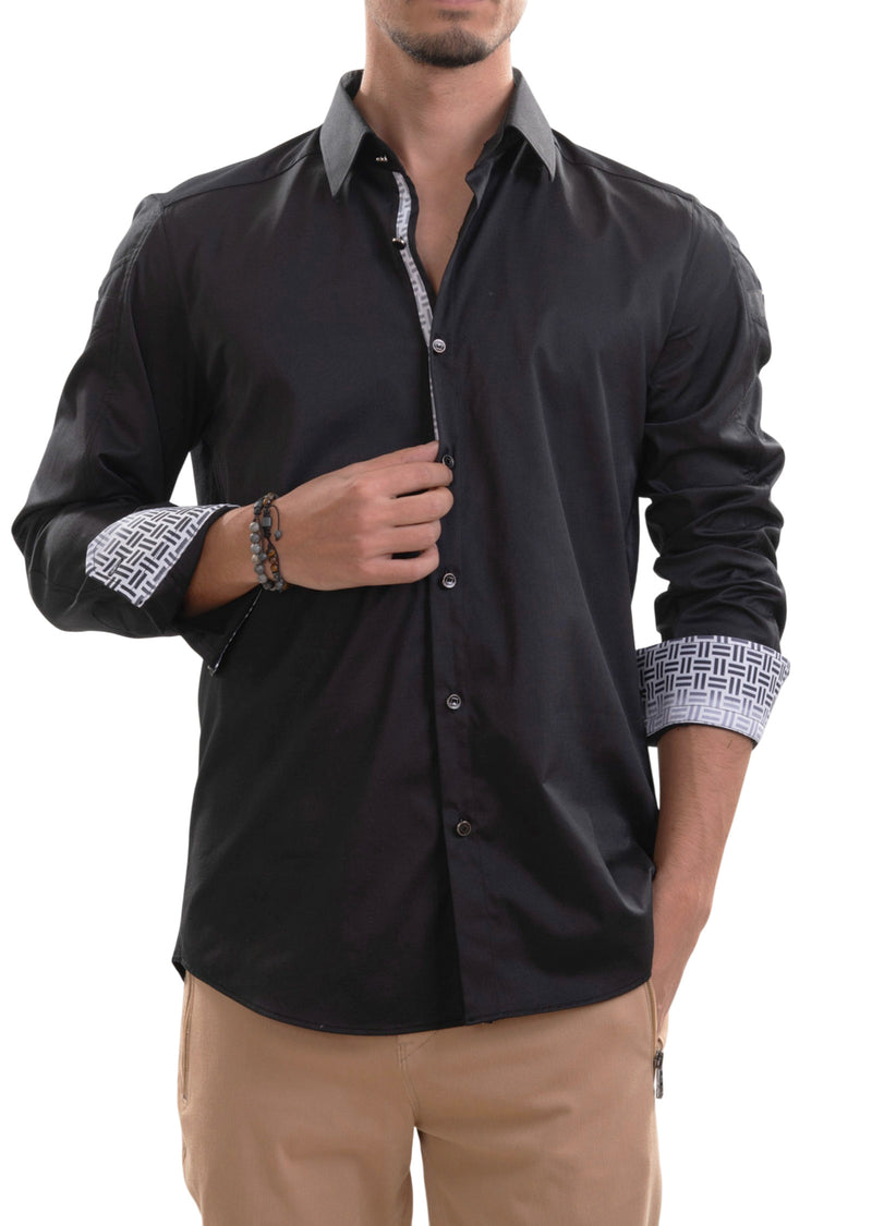 Black Silver "V-Metal" Deluxe Shirt