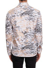 White Shattered Foil Knit Shirt