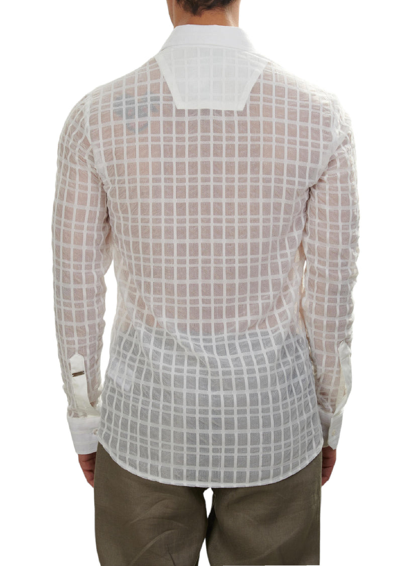 mens sheer white dress shirt Amazon.com: Men's Lace See Through Shirts Blouse Sheer Short Sleeve Button Down Fishnet Beach Shirts : Clothing, Shoes & Jewelry