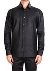 Black Snake Print Knit Shirt