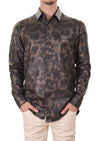 Black Gold Snake Knit Shirt