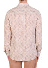 Beige Chain Link Print Shirt