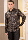 Black Gold Barocco Knit Shirt