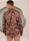 Brown Dream Faded Jacquard Shirt