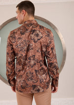 Brown Dream Faded Jacquard Shirt