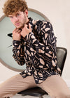 Black Broken Mirror Jacquard Shirt