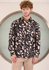 Black Broken Mirror Jacquard Shirt