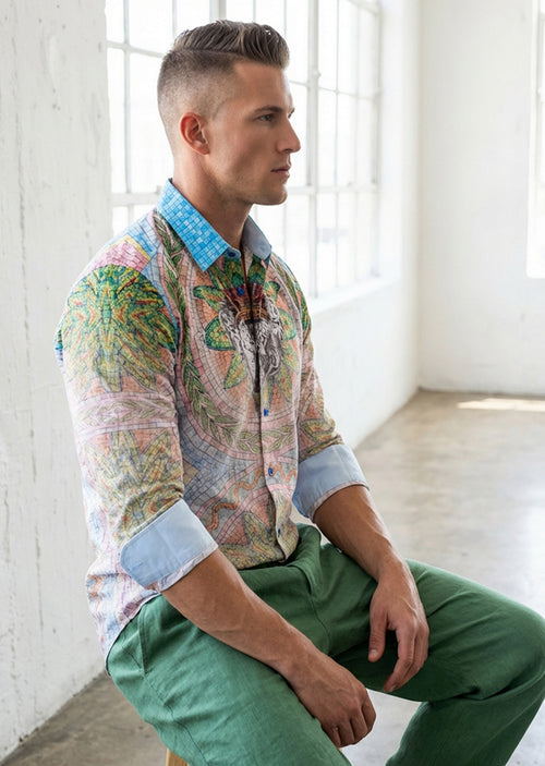 italo mondo dress shirts The Shirt Italo Mondo Shirts | Lime Italo Mondo Dress Shirt | Color: Green | Size: 19