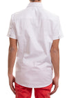 White Spike Metal Houndstooth Shirt