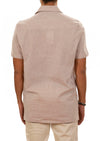 Brown Zigzag Guayabera Shirt