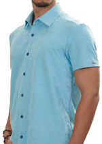Baby Blue Barocco Knit Shirt