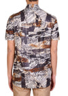 White Leopard Splatter Tech Shirt