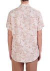 Brown Beige Floral Cotton Shirt