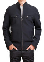 Black Side Buckle Tech Jacket