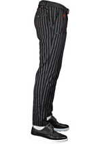 Black Stripe Tech Pants