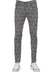 Black White Snake Print Pants
