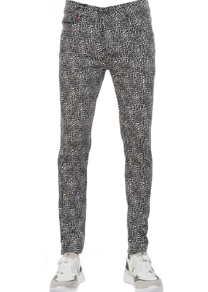 Black White Snake Print Pants