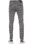 Black White Snake Print Pants